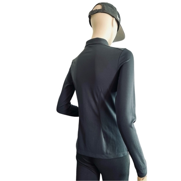 NIKE Golf Shirt 2015 U.S. Open Chambers Bay Black Dri-Fit Performance Polo Top - Picture 7 of 10